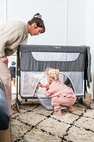 Łóżeczko dostawne SMART BED beżowe