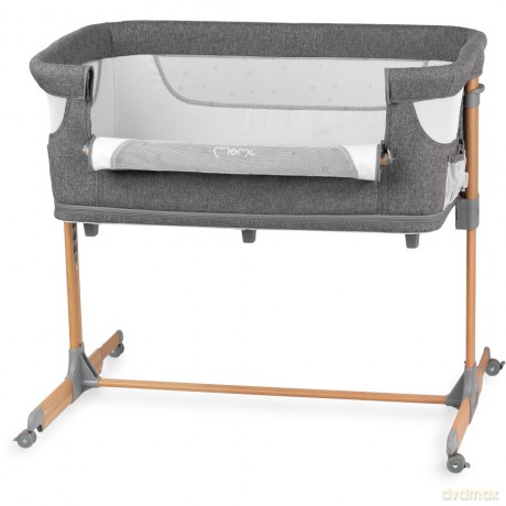 Łóżeczko dostawne SMART BED szare