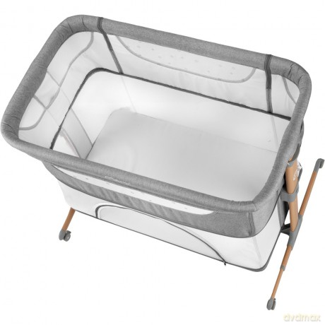 Łóżeczko dostawne SMART BED szare