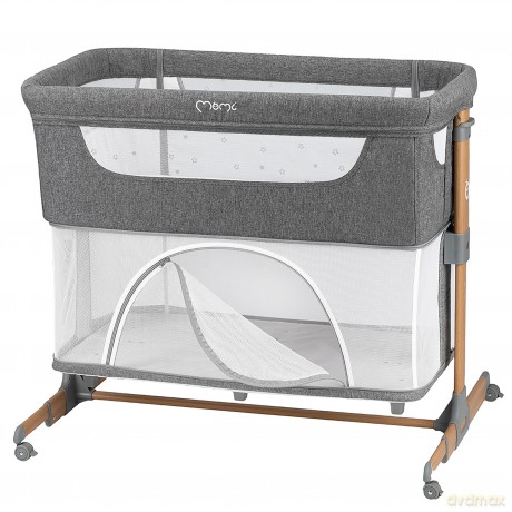 Łóżeczko dostawne SMART BED szare