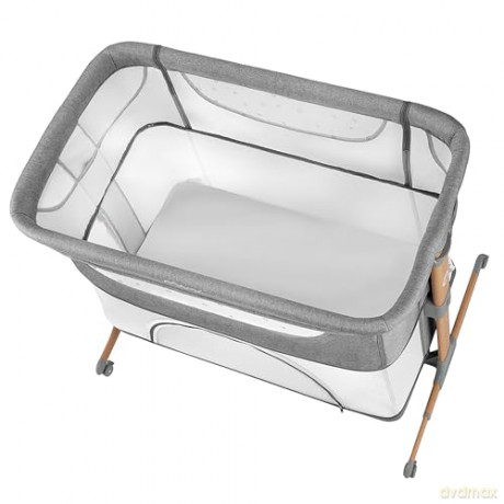 Łóżeczko dostawne SMART BED szare
