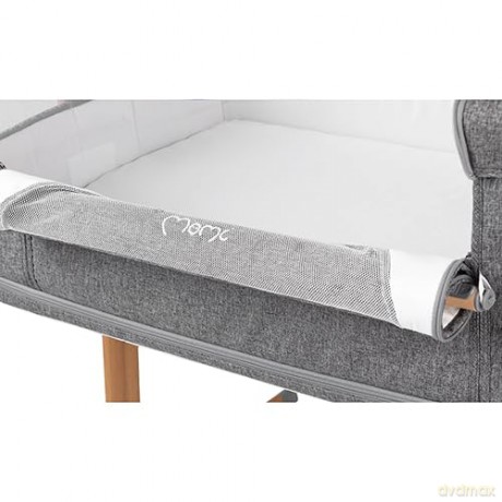 Łóżeczko dostawne SMART BED szare