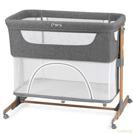 Łóżeczko dostawne SMART BED szare