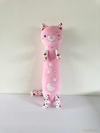 Maskotka Momomi Kot świecący w ciemności jasnoróżowy 60 cm
