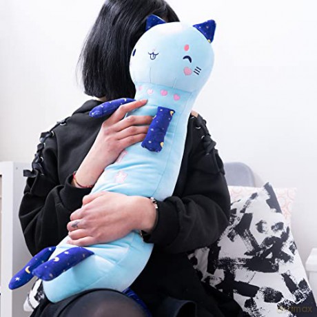Maskotka Momomi Kot świecący w ciemności niebieski 60 cm