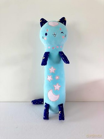 Maskotka Momomi Kot świecący w ciemności niebieski 60 cm