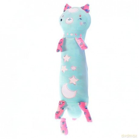 Maskotka Momomi Kot świecący w ciemności turkusowy 60 cm