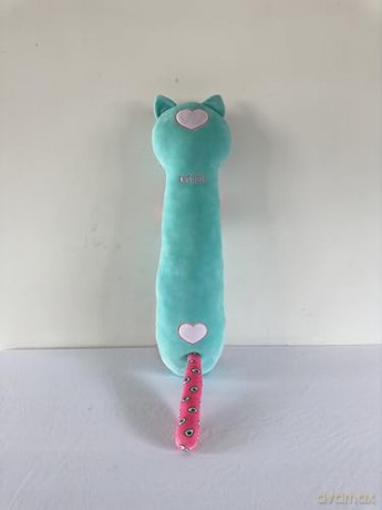 Maskotka Momomi Kot świecący w ciemności turkusowy 60 cm