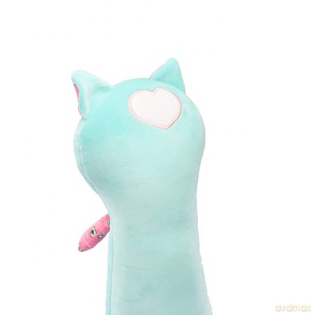 Maskotka Momomi Kot świecący w ciemności turkusowy 60 cm