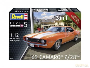 Model plastikowy 69 Chevy Camaro 1/12
