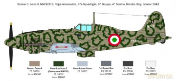 Model plastikowy Macchi MC.205 Veltro 1/32
