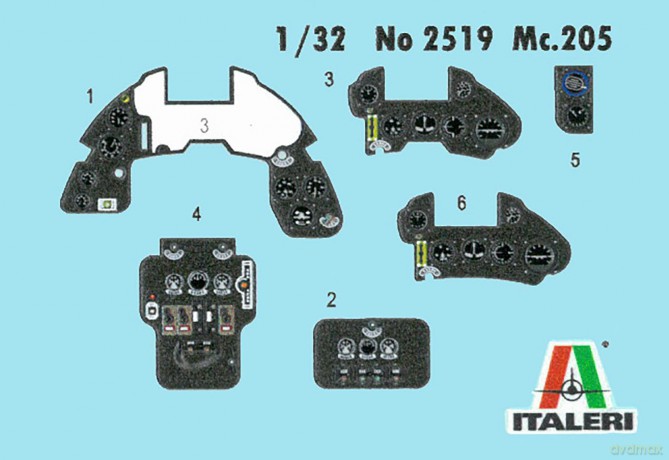 Model plastikowy Macchi MC.205 Veltro 1/32
