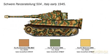 Model plastikowy Pz. kpfw. VI Tiger I 1/56
