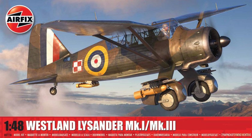 Model plastikowy Westland Lysander Mk.I/Mk.III 1/48