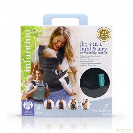 Nosidełko Infantino 4w1 czarne