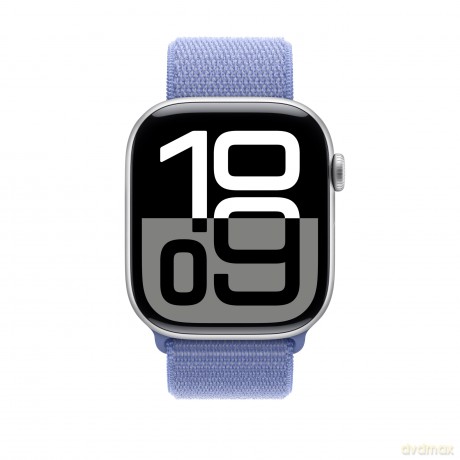 Opaska sportowa w kolorze błękitnego hiacyntu do koperty 46 mm