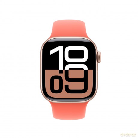 Pasek sportowy w kolorze mandarynkowym do koperty 42 mm - rozmiar M/L