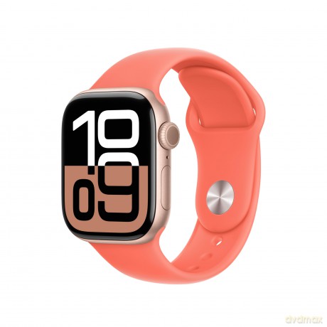 Pasek sportowy w kolorze mandarynkowym do koperty 42 mm - rozmiar S/M