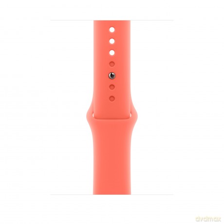 Pasek sportowy w kolorze mandarynkowym do koperty 46 mm - rozmiar M/L