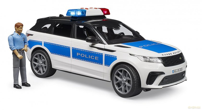 Pojazd Range Rover Velar policyjny z figurką