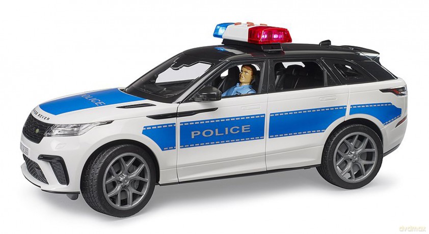 Pojazd Range Rover Velar policyjny z figurką