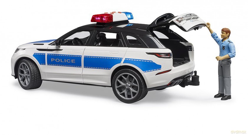 Pojazd Range Rover Velar policyjny z figurką