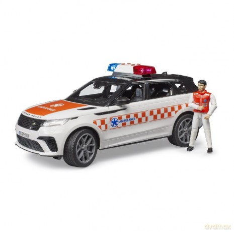 Pojazd Range Rover Velar straż pożarna z figurką