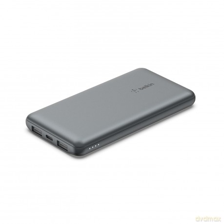 PowerBank 10 000mAh USB A i C 15W space gray
