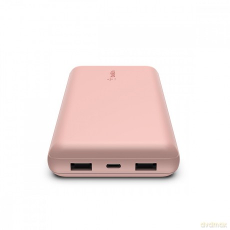 PowerBank 20 000mAh 15W USB-A/USB-C różowe złoto