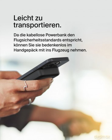 Powerbank ze standem 10000mAh Qi2 MagSafe Czarny