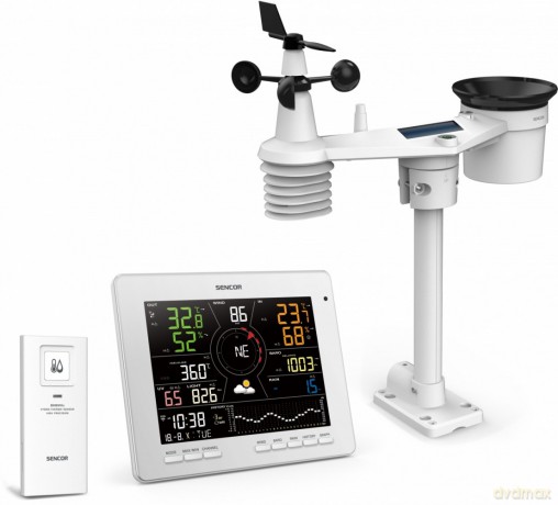 Profesjonalna Stacja meterologiczna wifi SMART z czujnik 7w1