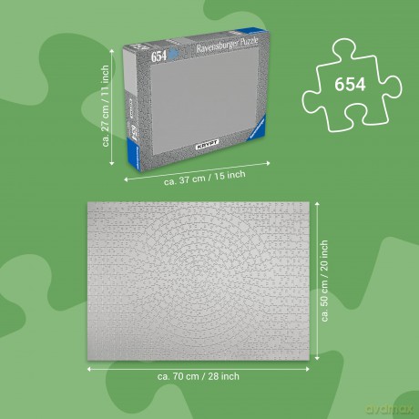 Puzzle 654 elementy Krypt Różowe [PUZZLE]
