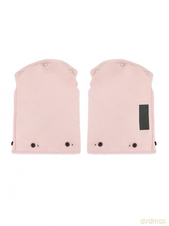 Rękawiczki do wózka różowe