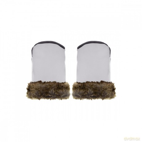 Rękawiczki do wózka szare