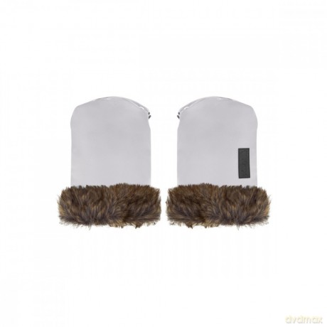 Rękawiczki do wózka szare