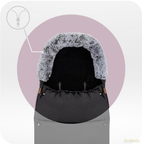 Śpiworek 2w1 czarny