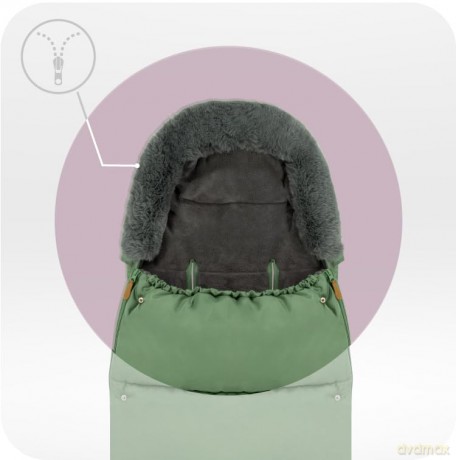 Śpiworek 2w1 zielony