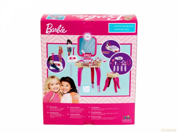 Toaletka Barbie z lampą do paznokci hybryd