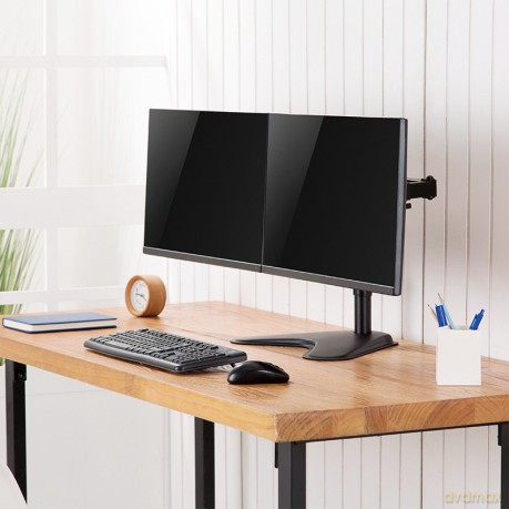 Uchwyt na 2 monitory, 17-32 cali, stalowy
