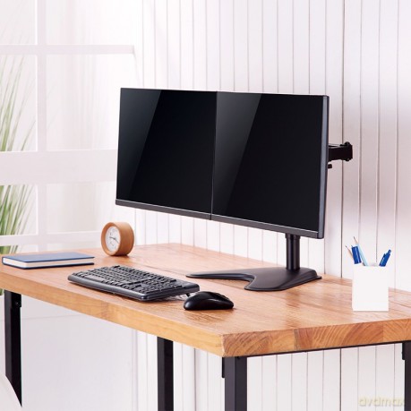 Uchwyt na 2 monitory, 17-32 cali, stalowy