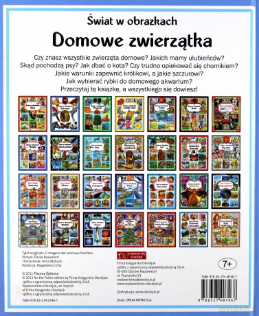 Domowe Zwierzątka. Świat W Obrazkach Tw [KSIĄŻKA]