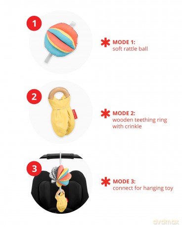 Zabawka do wózka 3w1 DISCOVEROSITY