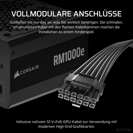 Zasilacz RM1000e PCIe5.1 80+GOLD F.MODULAR ATX3.1