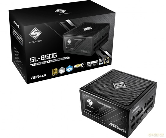 Zasilacz SL-850G 850W 80PLUS GOLD modularny