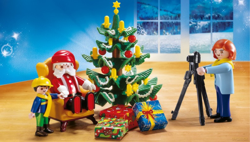 Zestaw z figurkami Christmas 5753 Zdjęcie ze Świętym Mikołajem [FIGURKA]