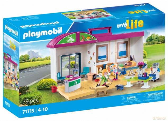 Zestaw z figurkami My Life 71715 Przenośna klinika dla zwierząt [FIGURKA]