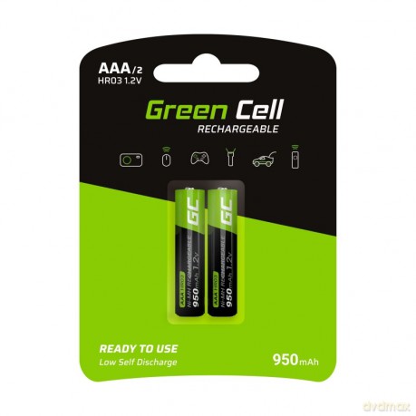 Akumulatorki Paluszki 2x AAA HR03 950mAh