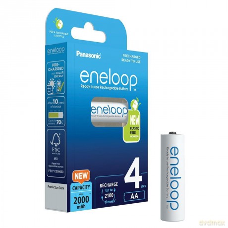 Eneloop akumulator AA 2000 mAh 4 sztuki