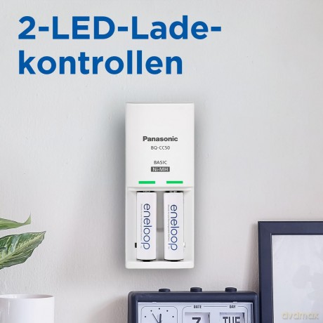 Eneloop ładowarka kompaktowa BQCC50+AA 2 s