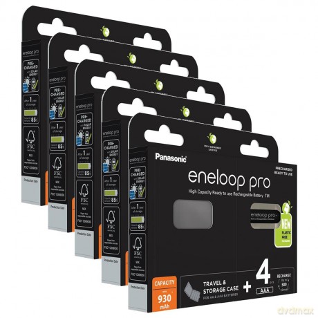 Eneloop PRO akumulator AAA 950 mAh 4 szt+pudełko